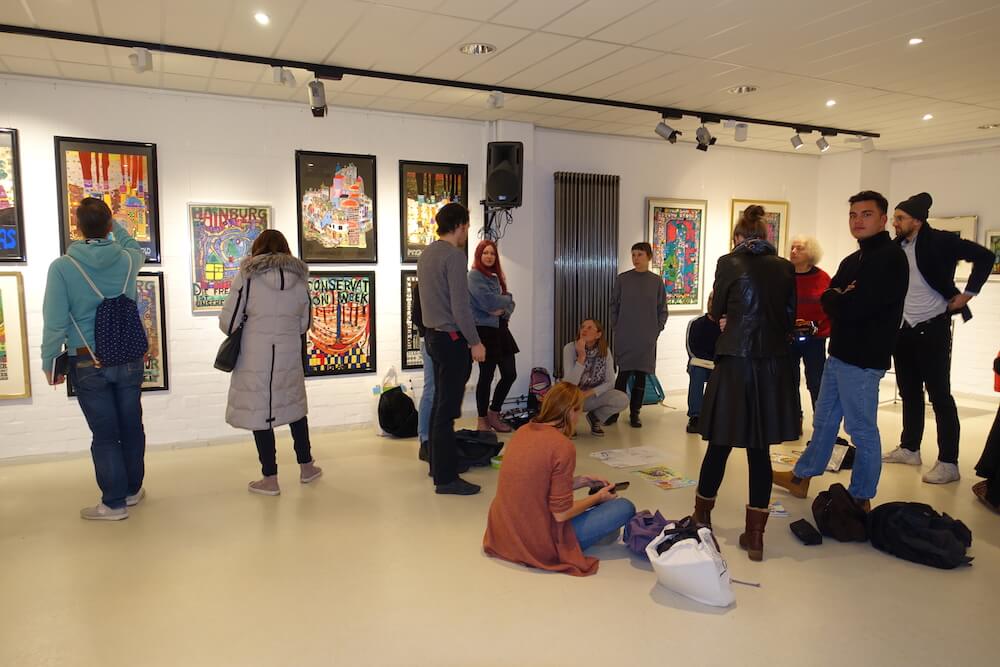 Hundertwasser-Ausstellung-Fabrik-der-Künste-Malen-und-Zeichnen_7